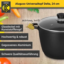 Krüger Delta Kochtopf 24 cm