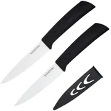 Amefa AUENTHAL Schälmesser 10 cm ergonomischer Griff Schwarz/Weiß