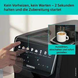 Siemens EQ500 iAroma TP553E09 Klavierlack schwarz