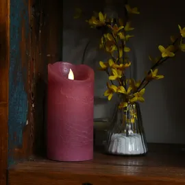 MARELIDA LED Kerze 15 cm altrosa