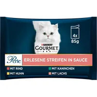 Purina Gourmet Perle Еrlesene Streifen Sorten-Mix 12 x 4
