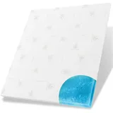 eloneo Gel Topper 5 cm hoch 180 x 200 cm weiß
