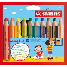 Stabilo Woody 3 in 1 Buntstift 10 St.