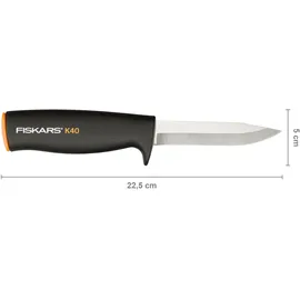 Fiskars Universalmesser K40 schwarz/orange (125860)