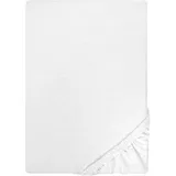 Castell Spannbettlaken Jersey 140 x 200 - 160 x 200 cm weiß