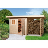 Weka Gartenhaus 170 A 3,85 x 2,11 m natur