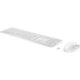 HP 655 Wireless Keyboard and Mouse Combo, weiß, USB, DE (860P8AA#ABD)