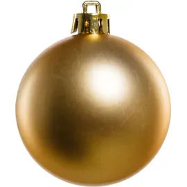 Trendline Weihnachtskugeln bruchfest, langlebig Ø 6, 8 10 cm gold 26 Stück