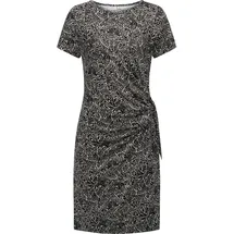 Ragwear Shirtkleid Kurzarm Schwarz L