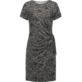 Ragwear Shirtkleid Kurzarm Schwarz L