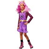 Rubies Clawdeen Deluxe Kostüm für Mädchen, Jumpsuit, Stirnband, Gürtel und Halskette, offizielles Monster High Kostüm für Karneval, Weihnachten, Geburtstag, Party und Halloween Halloween