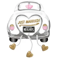 AMSCAN Folienballon Hochzeit Auto Just married 4358475