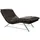 W.Schillig Relaxliege daily dreams Leder 75 x 91 x 170 cm braun mit Kissen