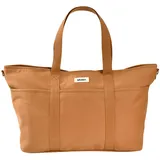 BÉABA Wickeltasche Baby Madrid XXL 44L – Extra Große Wickeltasche im Tote-Format, Unisex für Mama und Papa, 11 Fächer, Isoliertasche, Kinderwagenbefestigung, Gepolsterte Wickelunterlage – Ocker