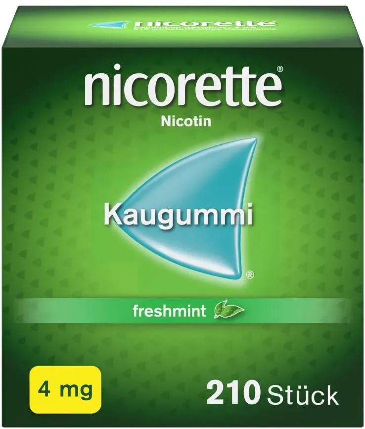 nicorette kaugummi 4mg freshmint 210