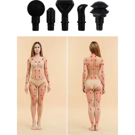 Malatec Massagepistole 8 Aufsätze