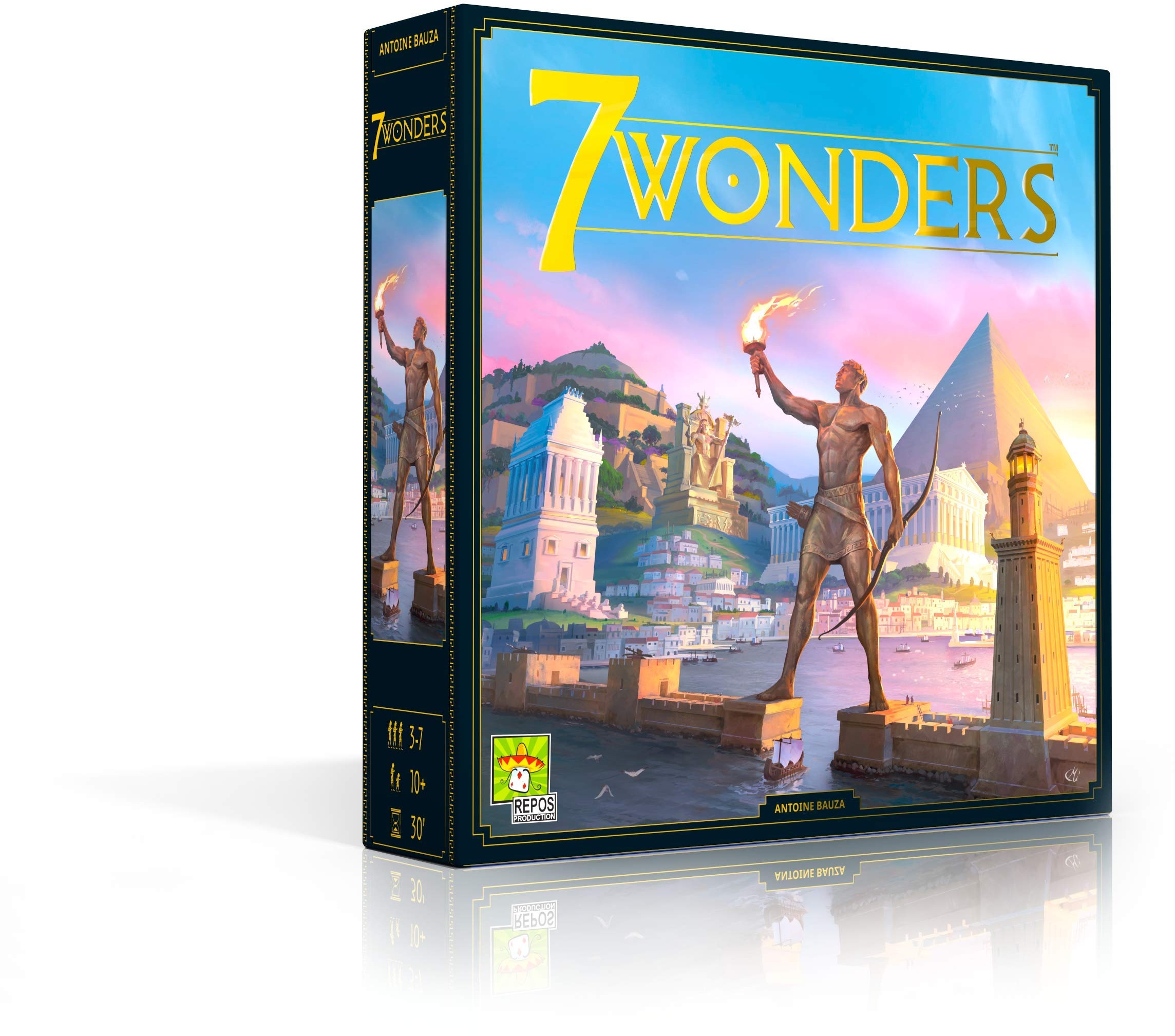 Repos Production | UNBOX NOW | 7 Wonders | Grundspiel | Kennerspiel des Jahres 2011 | Strategiespiel | 3-7 Spieler | Ab 10+ Jahren | 30+ Minuten | Deutsch