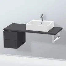 Duravit Unterschrank L-Cube 32x54,7cm, graph matt, f Kons, 2 Schub.