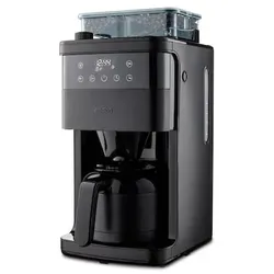Medion MD 19911 Kaffeemaschine mit Mahlwerk schwarz
