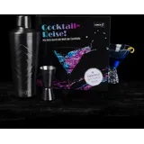 LURCH 240798 Cocktail-Set: 3tlg Cocktailshaker, Jigger/Barmaß und Cocktailbuch, Geschenk- und Einsteiger-Set