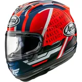 Arai Helmet Arai RX-7V Evo Maverick 2023 Integralhelm - Rot/Dunkelblau/Schwarz/Weiß - M