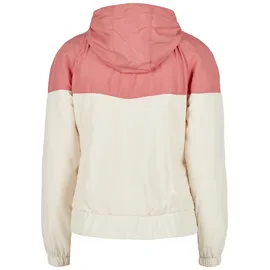 URBAN CLASSICS Ladies Arrow Windbreaker Damen Palepink/Weiß XS