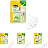 Scholl EXPERTCARE intensiv pflegende Fußmaske mit Aloe Vera – Feuchtigkeitsspendende Pflege – 1 Paar Einwegsocken (Packung mit 4)