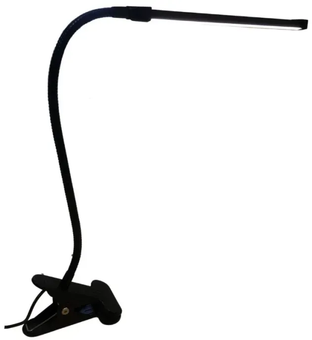LED Clip Reading Lamp Klemmlicht schwarz Tischlampe Beleuchtung Klipp 600LM