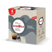 Gimoka Kaffeekapseln Espresso Deciso, Intensität 13/13-50 Kapsel aus Plastik - Kompatibel mit Nespresso* Haushalts-Espressomaschinen - Hergestellt in Italien
