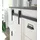 furn.design Sideboard 201 x 91 x 43 cm Weiß / Anthrazit