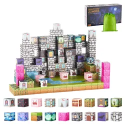 VEVOR Magnetische Bausteine 100-teiliges Friedhof Zombies Set STEM Montessori
