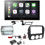 Pioneer SPH-DA250DAB Bluetooth USB Digitalradio Einbauset für Mazda MX-5 NC