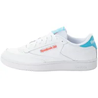 Reebok Herren Club C 85 Sneaker, Ftwwht Kinblu Dynred,43 EU - 43 EU