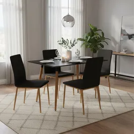 Relaxdays Esszimmertisch 110 x 75 x 70 cm natur