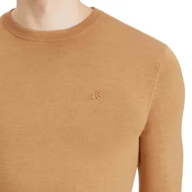 Scotch & Soda Herren Strickpullover mit Logo-Stitching Modell Core, Viskose Pullover