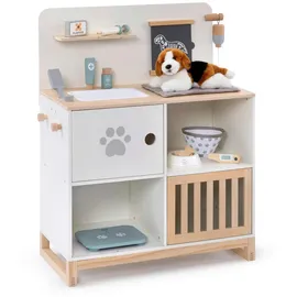 Musterkind "Tierarzt-Center Thymus, weiß, natur, Rollenspielzeug, KinderB:65cm H:75cm T:31cm, Holz, B:65cm H:75cm T:31cm