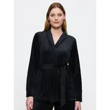 Triumph Morgenmantel Sensual Velour Robe Top schwarz L