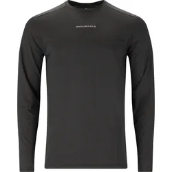 ENDURANCE Langarmshirt Loker SCHWARZ M