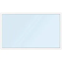 Fenster 2500 x 1500 mm, Kunststoff Profil Kömmerling 70 AD, Weiß, einteilig festverglast, 2-fach Verglasung, individuell konfigurieren