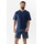 MEY Pyjamaoberteil Serie Melton Uni, (1-tlg) blau 48