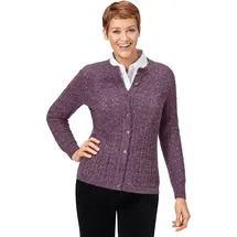 Classic Basics Strickjacke lila 48