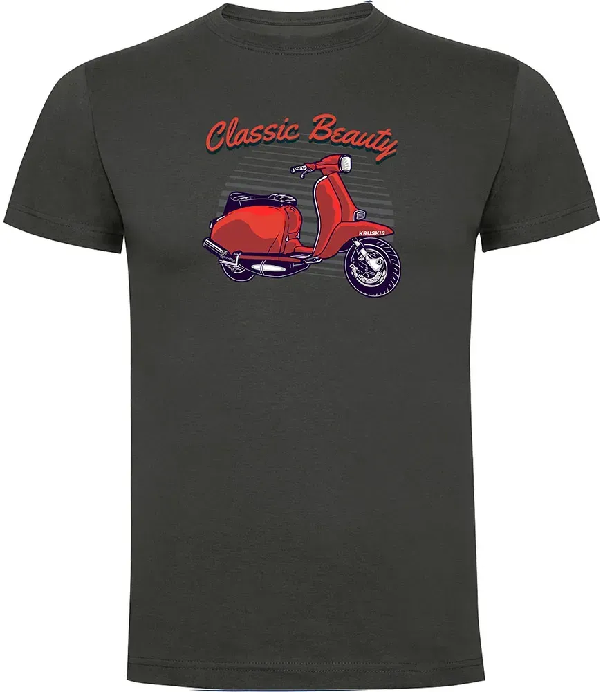 Kruskis Classic Beauty Kurzarm-t-shirt - Dark Grey - S