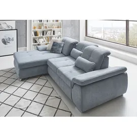 die planbar Ecksofa »MP-IN16037 L-Form«, mit Sitztiefenverstellung & Zierkissen, Federkern