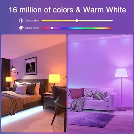 DELTACO SMART HOME Smart LED-Birne E14 4,9 W RGB