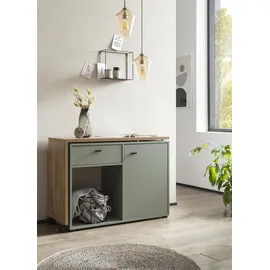 MÖBELPARTNER Schreibtisch Monkey Eiche / Pistazie