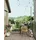 Kare Laterne Giardino Edelstahl/Glas Silver