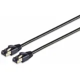 S-Impuls Patchkabel Cat 8.1, F/ftp, Lszh, Schwarz, 10,0 M