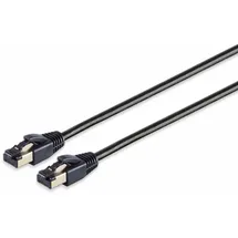 S-Impuls Patchkabel Cat 8.1, F/ftp, Lszh, Schwarz, 10,0 M