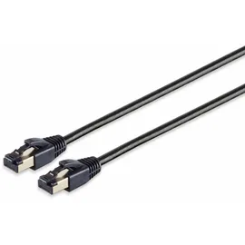 S-Impuls Patchkabel Cat 8.1, F/ftp, Lszh, Schwarz, 10,0 M
