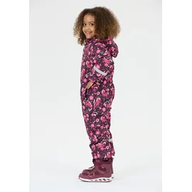 ZigZag Schneeoverall ZIGZAG "Tower", Kinder, Gr. 110, EURO-Größen, beere, fuchsia, 100% Polyester, lang, Overalls, mit wasser- und winddichter TPU-Membran